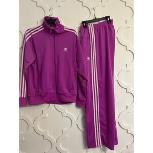 NEW ADIDAS ORIGINALS Firebird Loose Women's 2XS Purple Burst IY4725